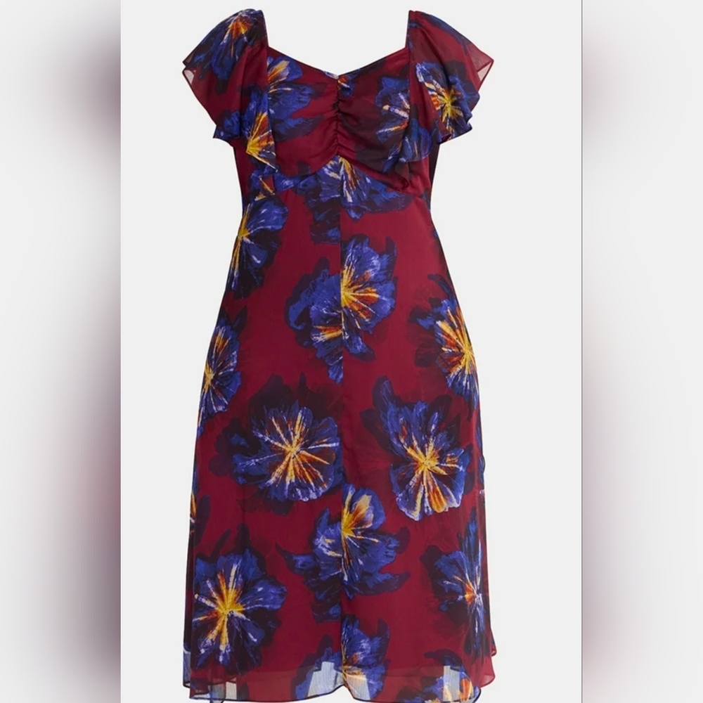 Floral Print Women's Dress Terra &Sky 3x NWT
